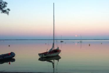 Coucher de soleil au lac Carcans-Maubuisson