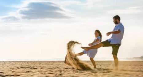 Couple plage