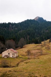 Le Crêt de Chalam dans le Massif du Jura en France (Ain)