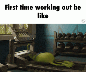 Gif WorkOut Sport Monsters & cie