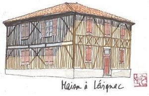 Une maison typique à Lévignacq