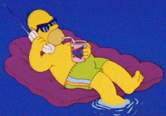 relaxed homer simpson