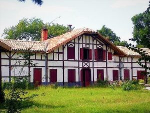 ferme du Pouy à Solférino, typique du pays Landais